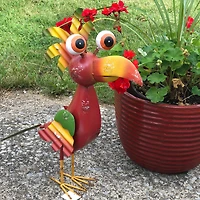 Santa's Workshop 20.5" Red Iron Jungle Bird