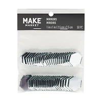 1" Hexagon Glass Mirrors, 50ct. by Make Market®
