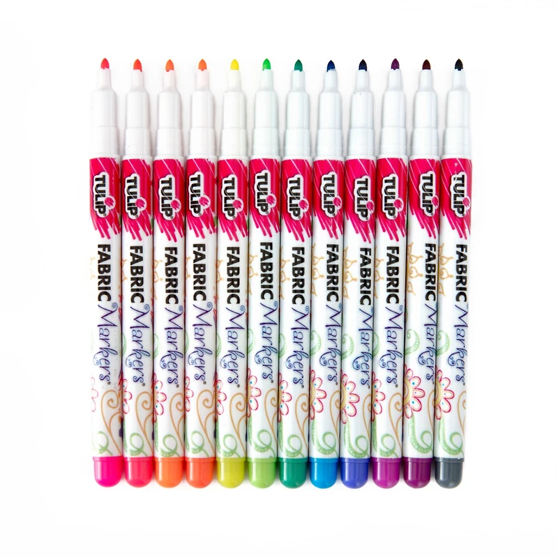 Tulip® Permanent Fabric Markers, Neon