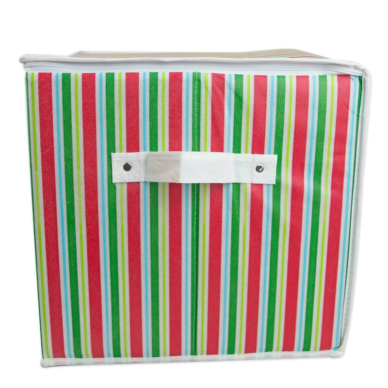 DII® Ornament Holiday Stripe Small Storage