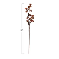 Hello Honey® 22" Orange Faux Berry Stem