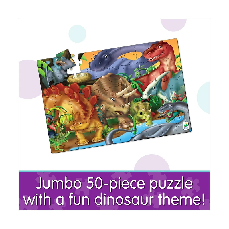 Jumbo Floor Puzzle - Dinosaurs: 50 Pcs
