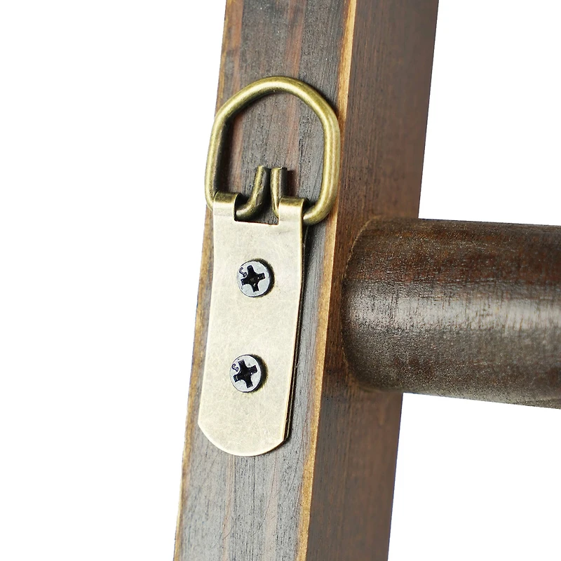 4ft. Wood Wall Mounted & Leaning Decorative Ladder