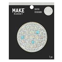Iron-On & Adhesive Disco Ball Embroidered Patch by Make Market®