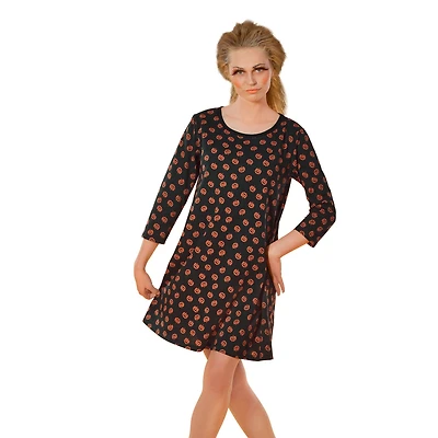 Black & Orange Pumpkin Ladies Costume