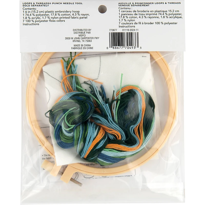 6" Mountains Punch Needle Kit by Loops & Threads®