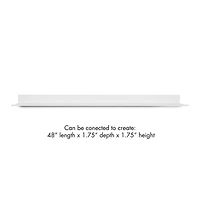 HangZ™ White 24" No Stud Photo Ledge, 2ct.