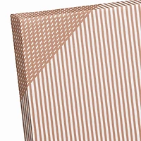 Tan Vertical Lines 20" x 20" Canvas Wall Art