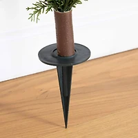3ft. UV-Resistant Artificial Cedar Bush with Integrated Ground Stake