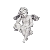 Design Toscano® 13" Mourning Mortality Sitting Cherub Sculpture