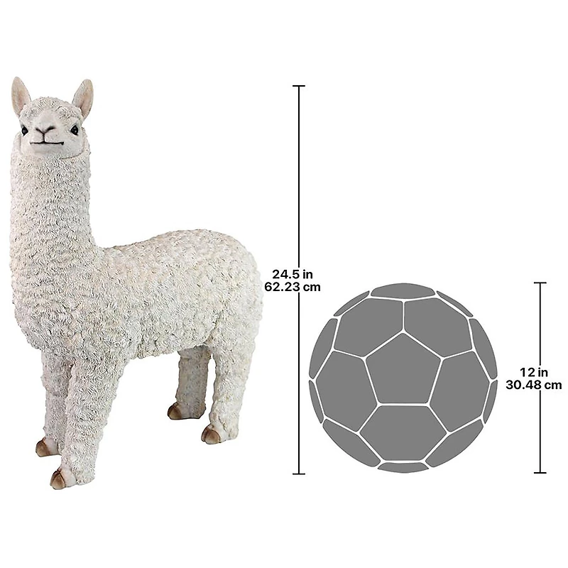 Design Toscano 24" Alpaca Garden Statue