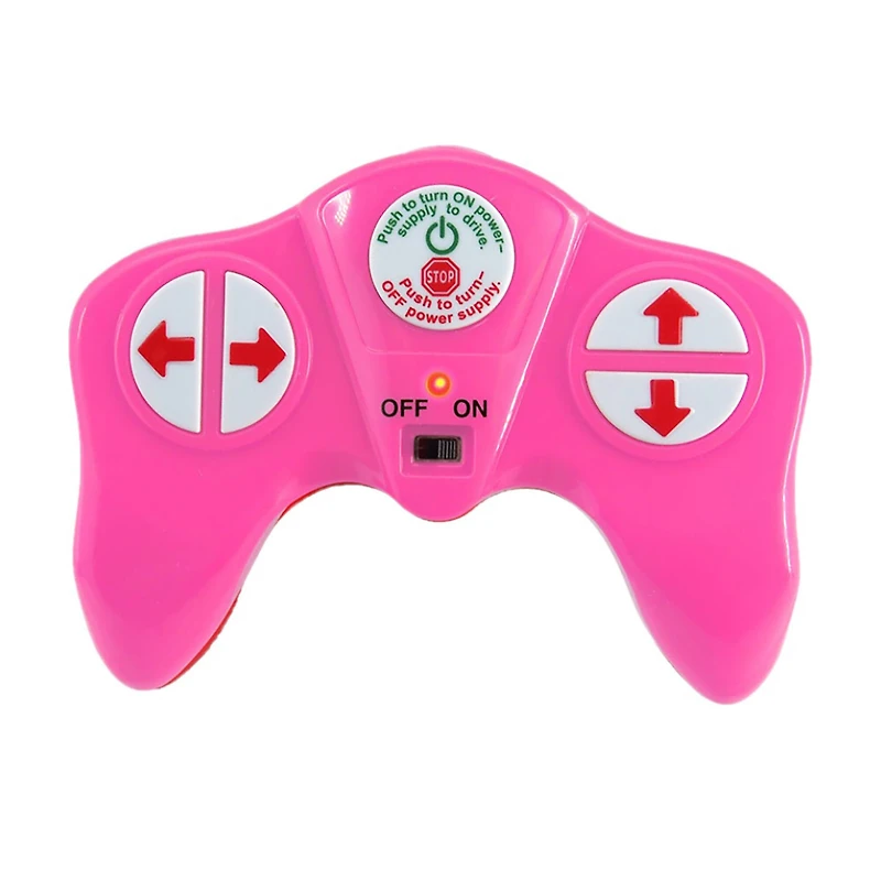 Kiddieland Pink Rainbow Powered Bumper Car