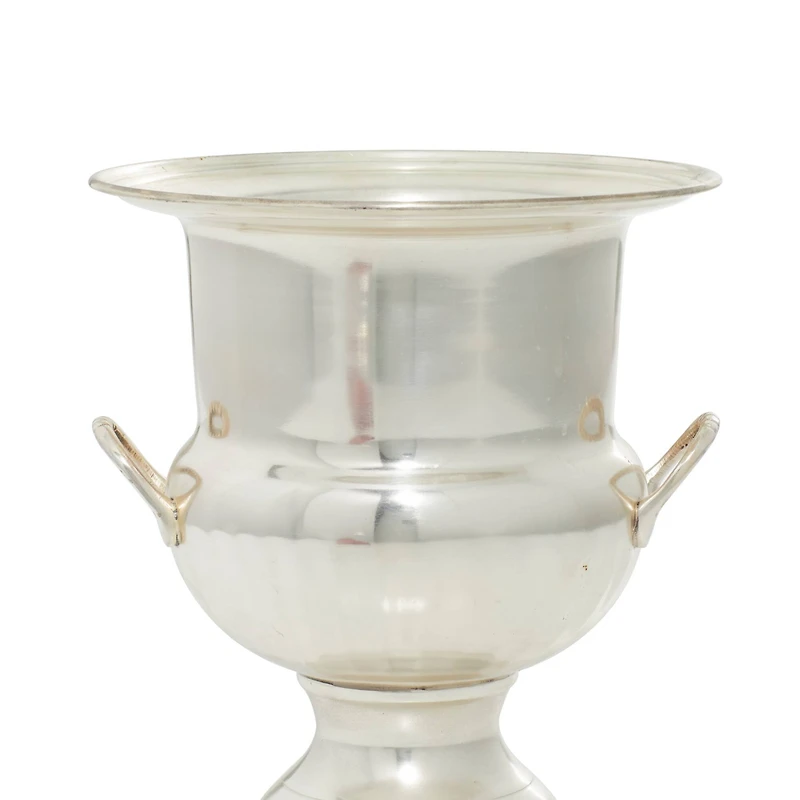 10" Silver Traditional Metal Wine Bucket