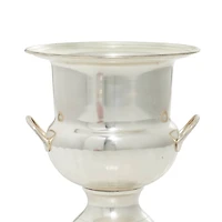 10" Silver Traditional Metal Wine Bucket