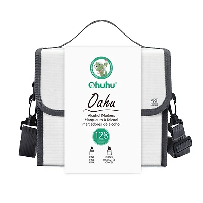 Ohuhu® Oahu 128 Color Basic Alcohol Markers