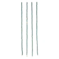 Blue Matte Glass Tube Beads, 2.5mm by Bead Landing™