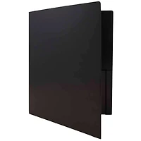 JAM Paper Heavy Duty Plastic 2-Pocket Folders