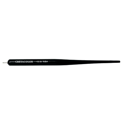Cretacolor Black Wooden Barrel Silver Point Stylus