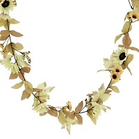 6ft. Cream Sunflower & Berry Garland by Ashland®