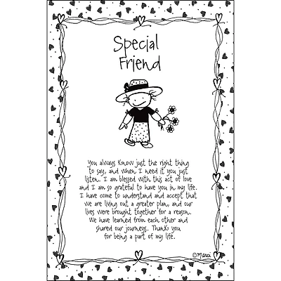 Special Friend Children of the Inner Light Marci Plaque with Easel & Hanger