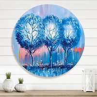 Designart - Colourful Trees Impressionist Landscape III