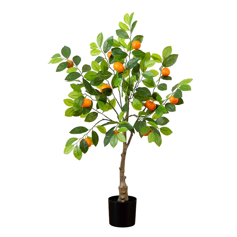 3ft. Potted Artificial Tangerine Tree