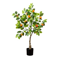 3ft. Potted Artificial Tangerine Tree