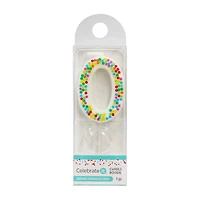 Confetti Number Birthday Candle by Celebrate It