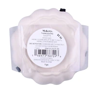 4.75" Cream Ceramic Pumpkin Cocotte by Makery™