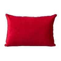 Glitzhome® 18" Valentine's Hooked Love Pillow