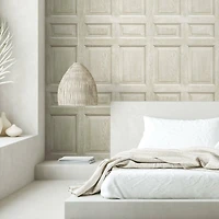 Roommates Beveled Wood Paneling Peel & Stick Wallpaper