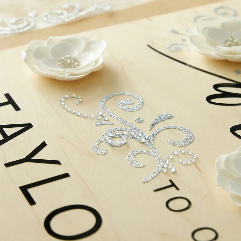 Silver Glitter Swirl Stickers by Recollections™