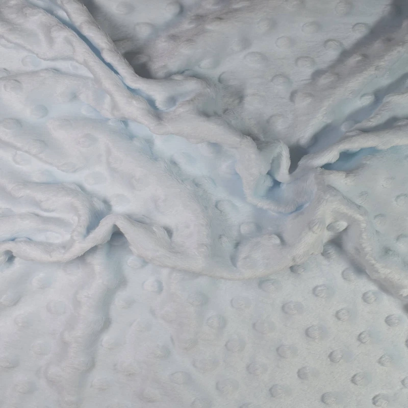 Feldman Blue Dot Soft Chenille Fabric