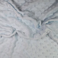 Feldman Blue Dot Soft Chenille Fabric