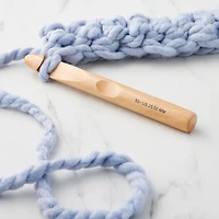 Jumbo Wood Crochet Hook by Loops & Threads