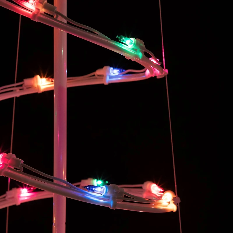 3ft., 4ft., & 6ft. Pre-Lit Spiral Artificial Christmas Tree Set