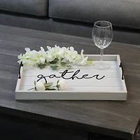 Elegant Designs™ 15.5" Gather Serving Tray with Handles