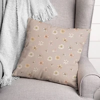 Florals Throw Pillow