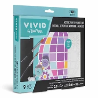 VIVID by Brea Reese® Disco Acrylic Paint-by-Number Kit