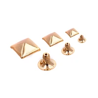 Assorted Gold Leather Rivet Mix by Bead Landing™