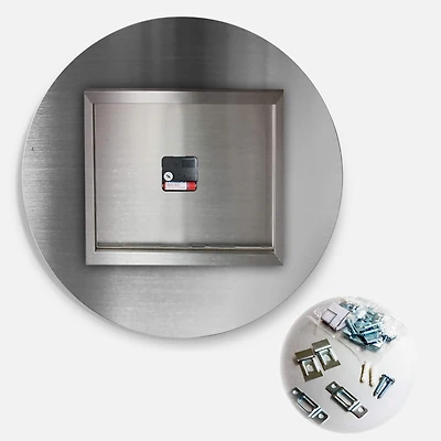 Designart 'Ornamental Retro Pattern Mid-Century Modern Wall Clock