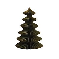 Hello Honey® 15" Green Paper Folding Honeycomb Tree with Gold Glitter