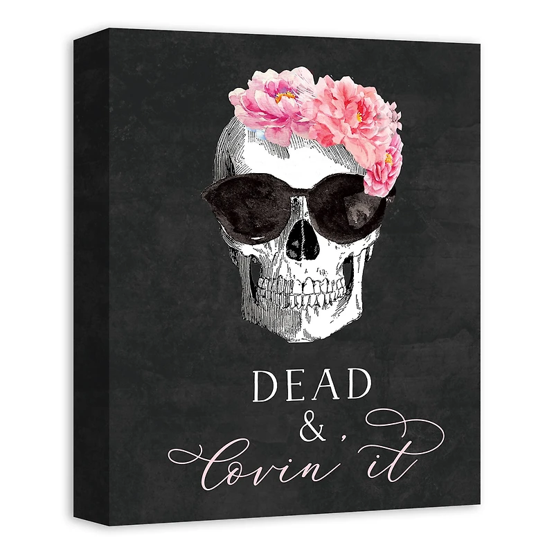 Black Dead & Lovin' It Canvas Wall Art