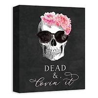 Black Dead & Lovin' It Canvas Wall Art