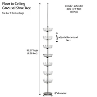 Household Essentials Floor to Ceiling Shoe Tree