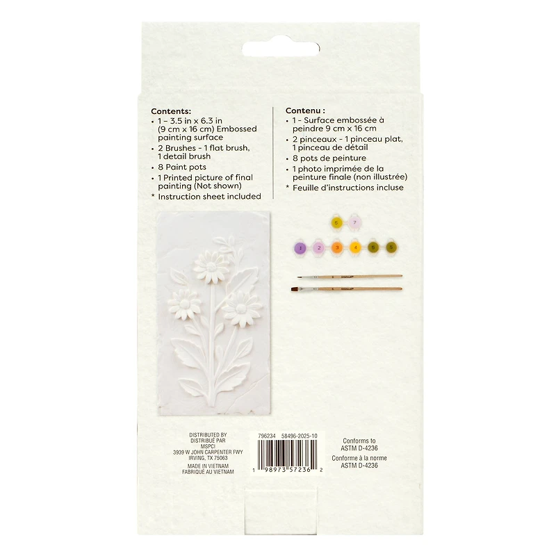 Purple Daisy Relief Painting Kit by Artist's Loft®