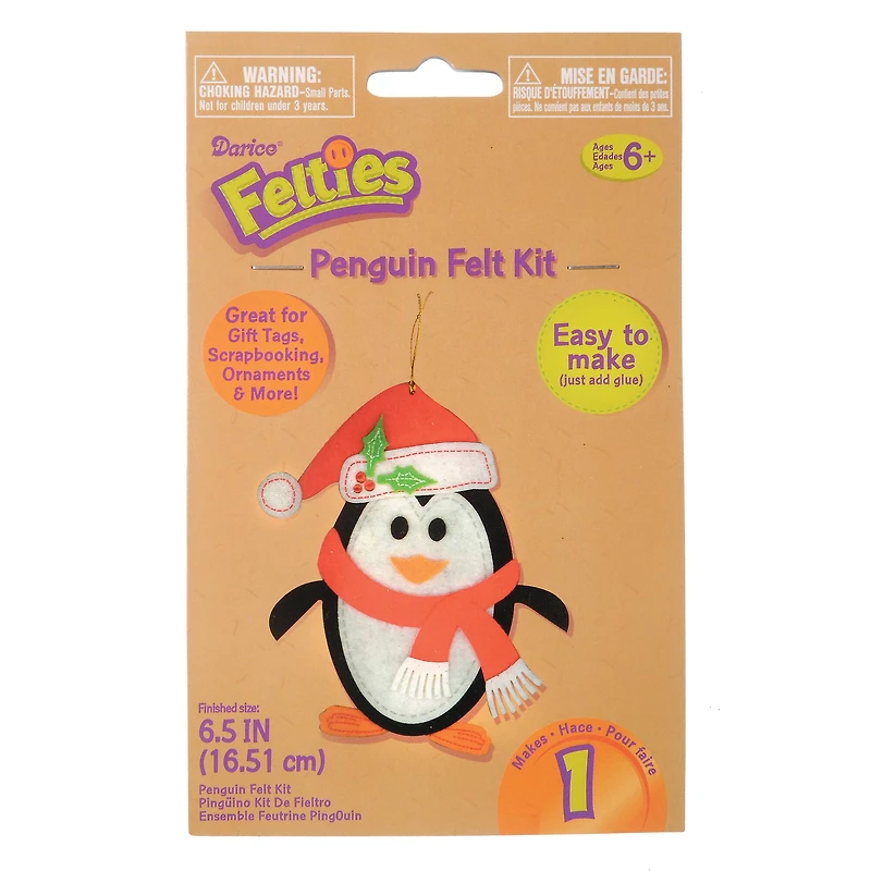 Darice® Felties Penguin Felt Kit