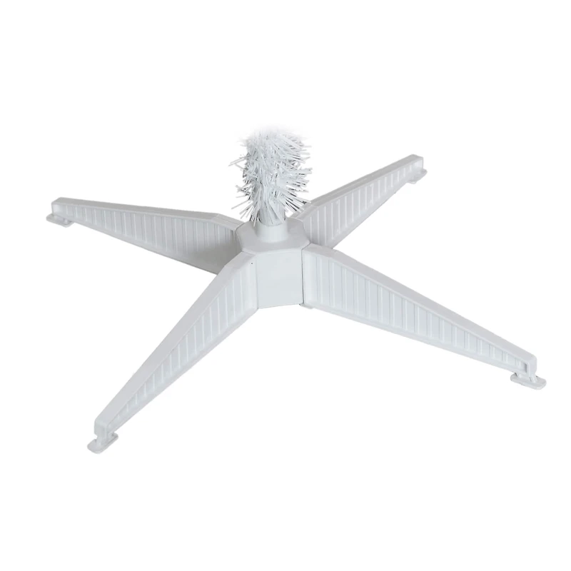 6ft. Pre-Lit White Carson Artificial Pine Christmas Tree, Clear Lights