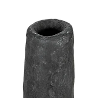 Hello Honey® 21" Black Handmade Paper mache Bubble Vase with Distressed Finish