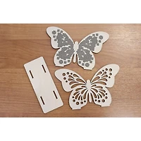 MP Studia Butterfly. Napkin Holder Cross Stitch On Wood Kit